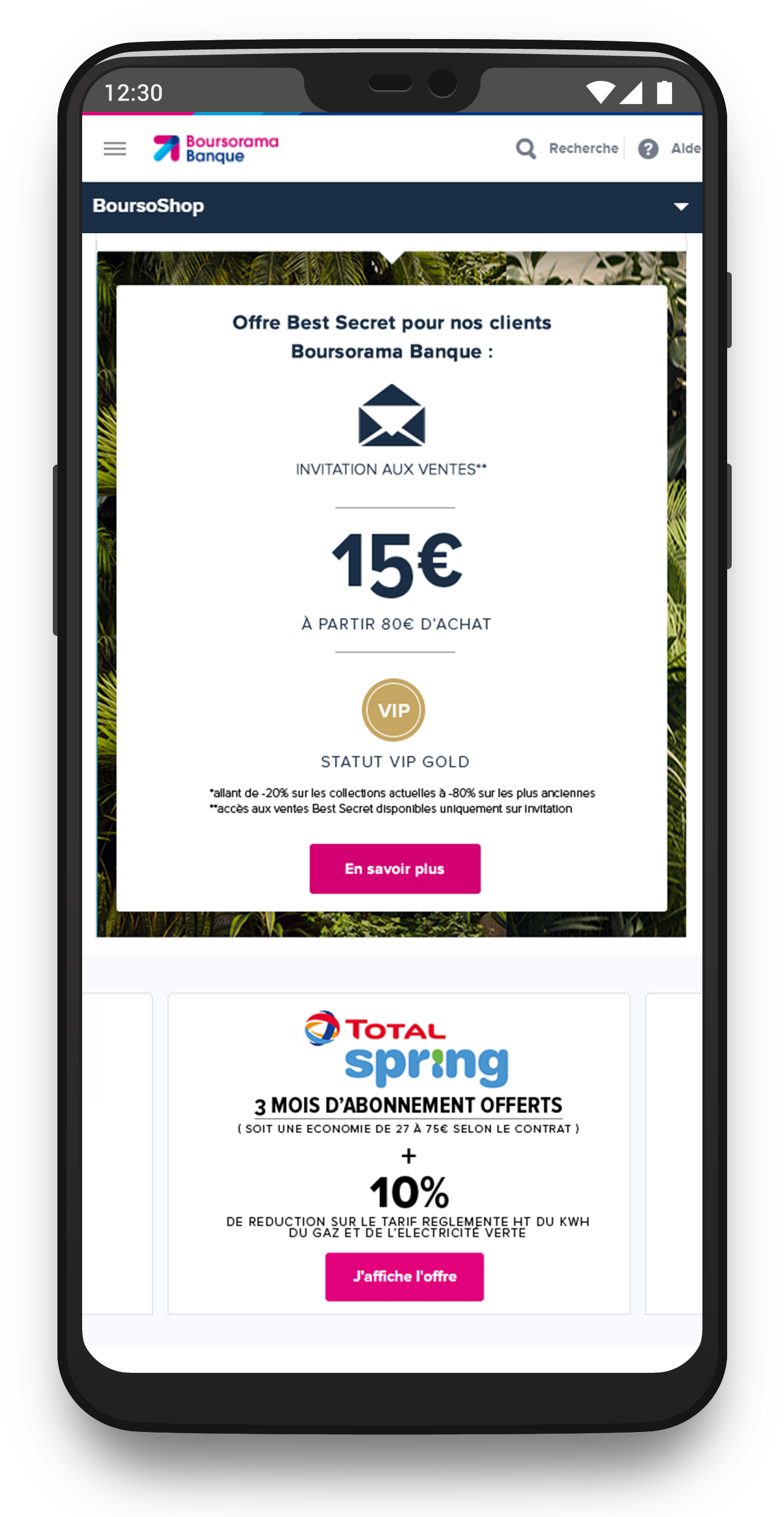 1ère offre partenaire